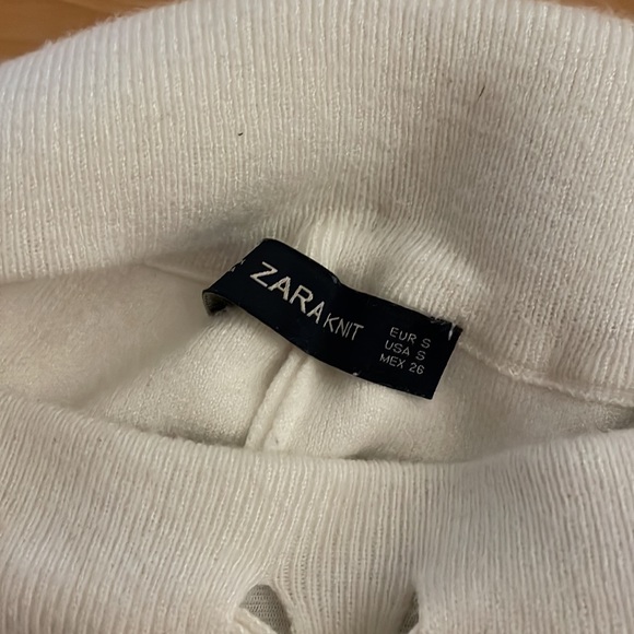 Zara white sweatpants size small - Picture 3 of 3